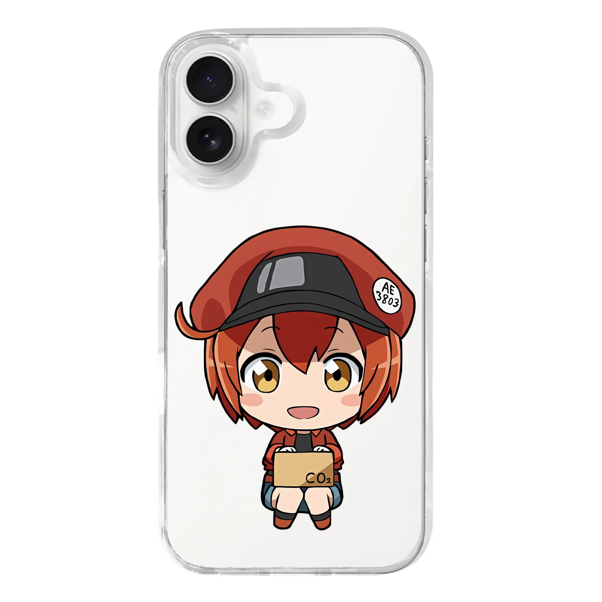 はたらく細胞 グッズ,赤血球 - iPhone 17シリーズ 透明スマホケース – 薄型・耐衝撃・精密フィット保護カバー